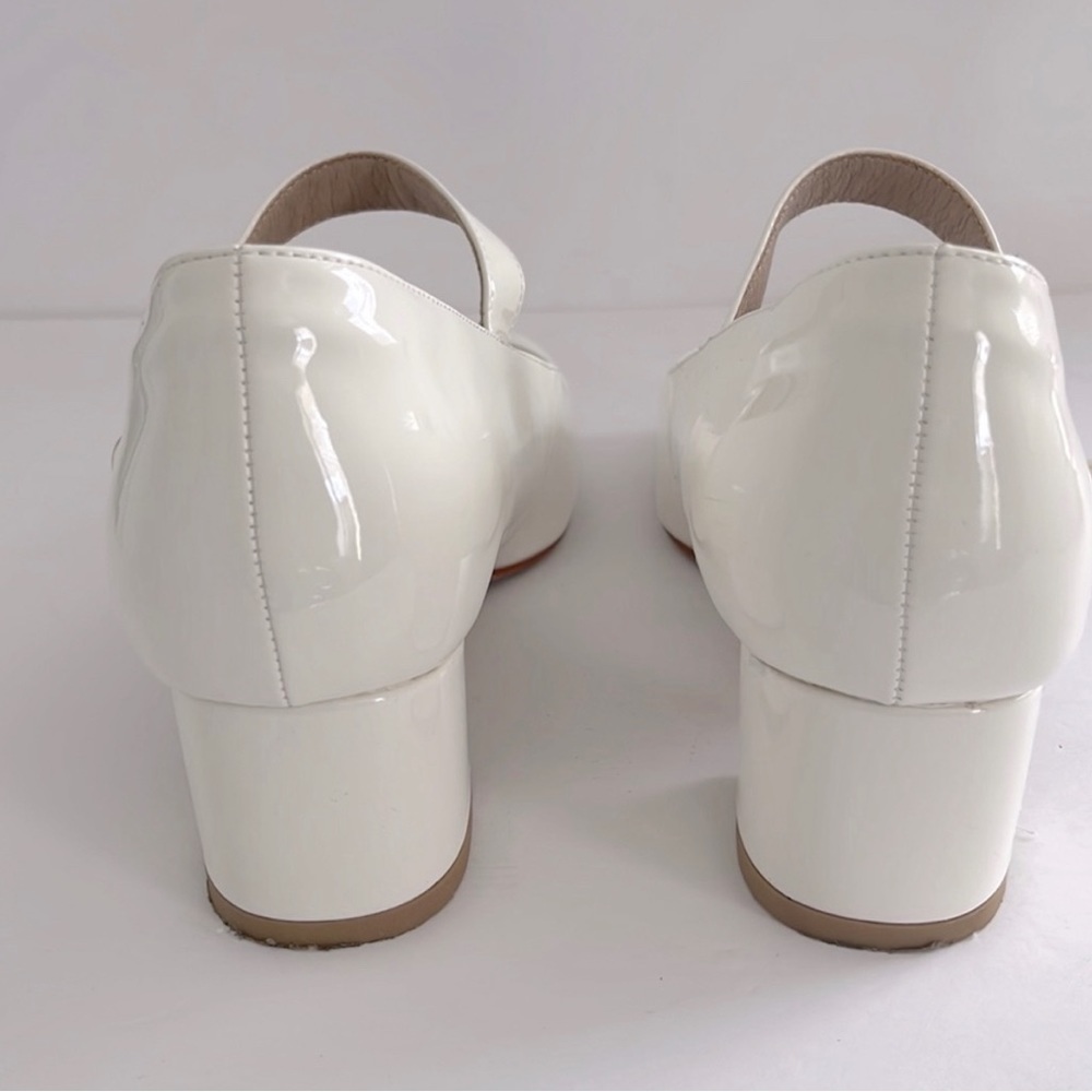 Naiyee Mary Jane Women Chunky Block Heel Square Toe Vegan Leather Size 8 US - Picture 6 of 8